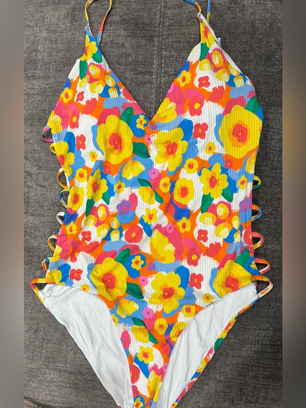 Women's Floral One-Piece Swimsuit in Multicolor
